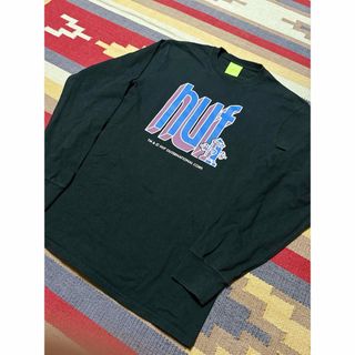 ハフ HUF ロンT ロングスリーブT  長袖 Tシャツ パーカー ブラック M