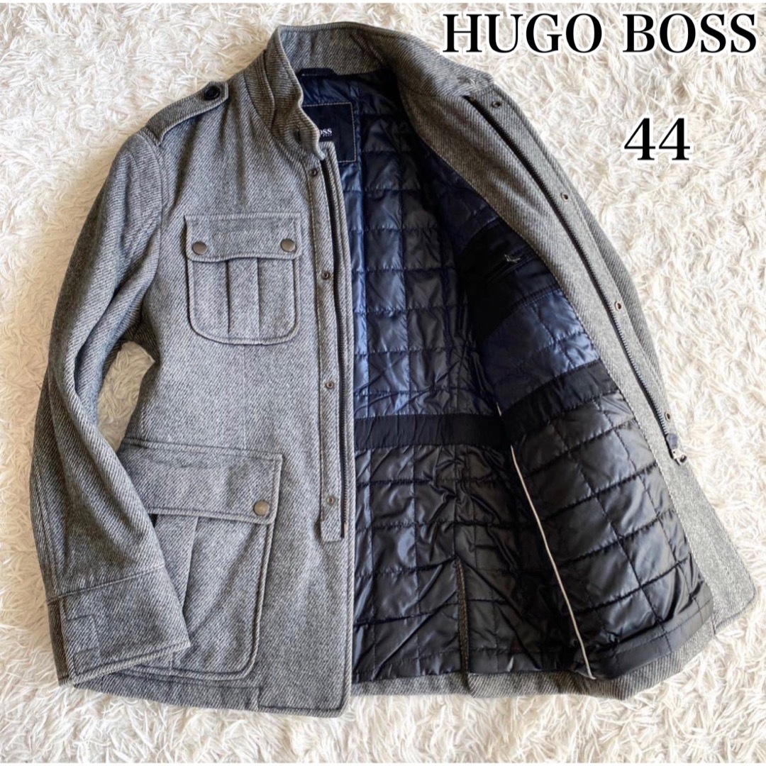 美品 HUGO BOSS ヒューゴボス キルティングジャケット-