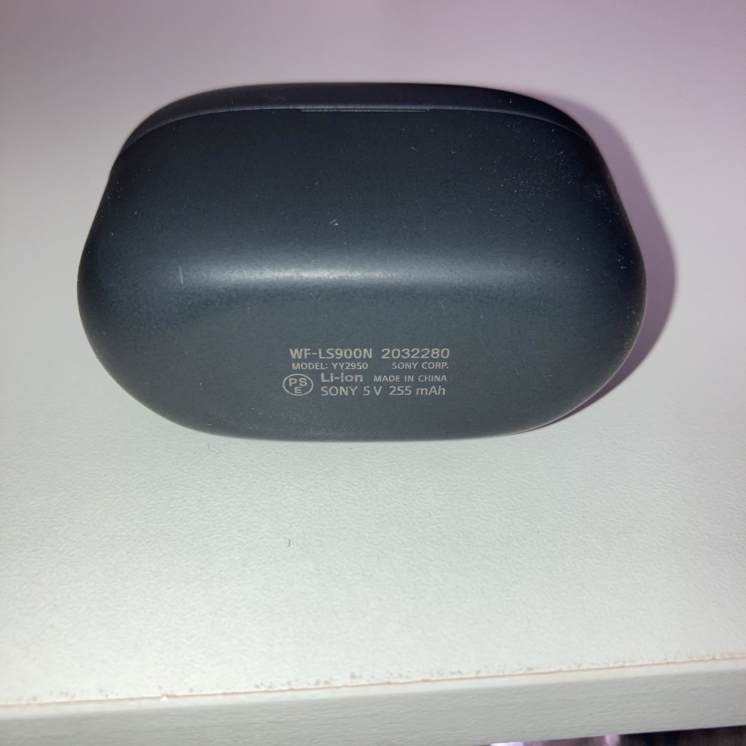 SONY(ソニー)の超美品　SONY LinkBuds S WF-LS900N 充電ケース ブラック スマホ/家電/カメラのオーディオ機器(ヘッドフォン/イヤフォン)の商品写真