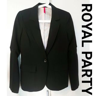 ロイヤルパーティー(ROYAL PARTY)の【ROYAL PARTY】ジャケット★ブラック★Мサイズ(テーラードジャケット)