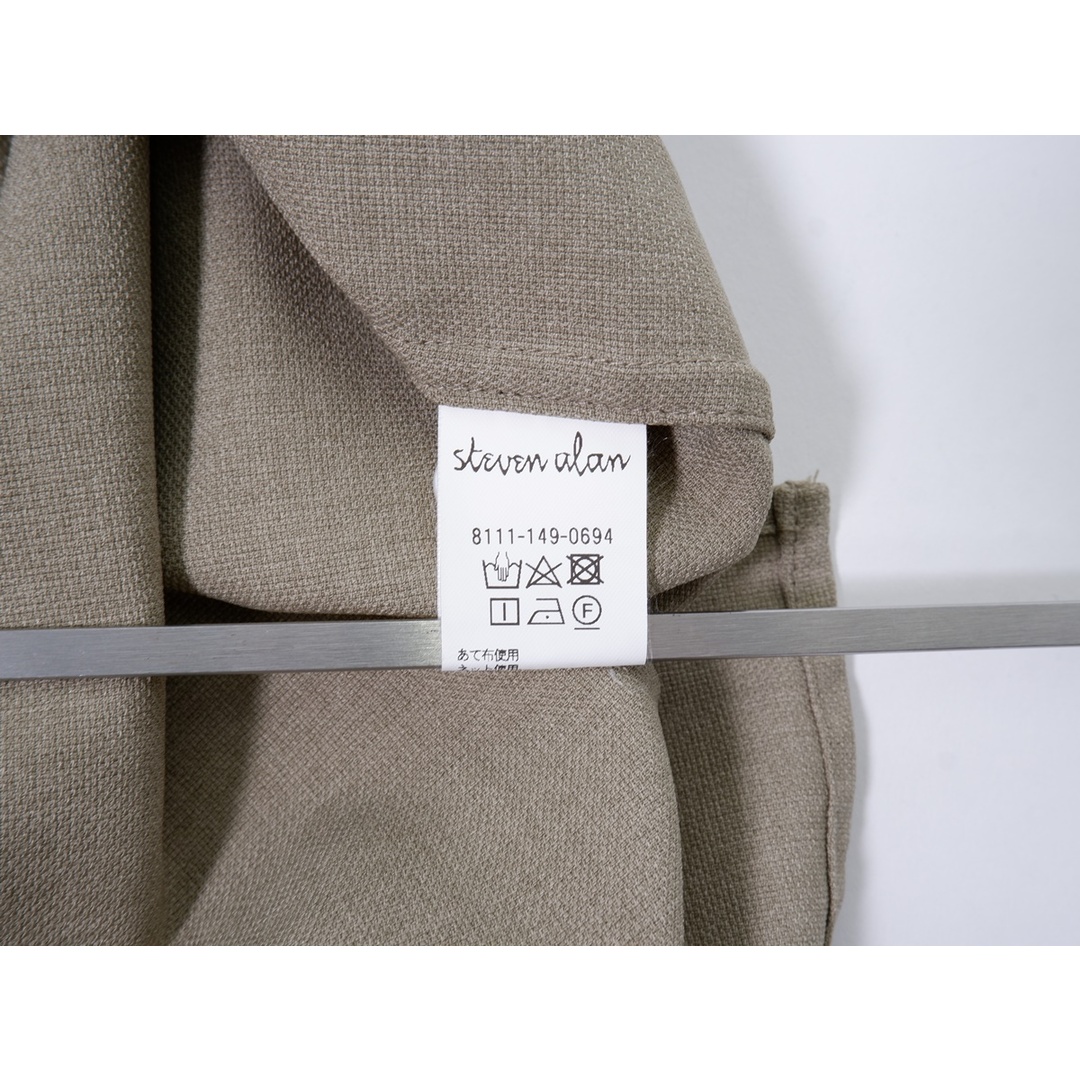 steven alan(スティーブンアラン)のスティーブンアランSTEVEN ALAN PE/MELANGE BOX BAND COLLAR SHIRT-BOLD/シャツ【XL】【MSHA73022】 メンズのトップス(その他)の商品写真