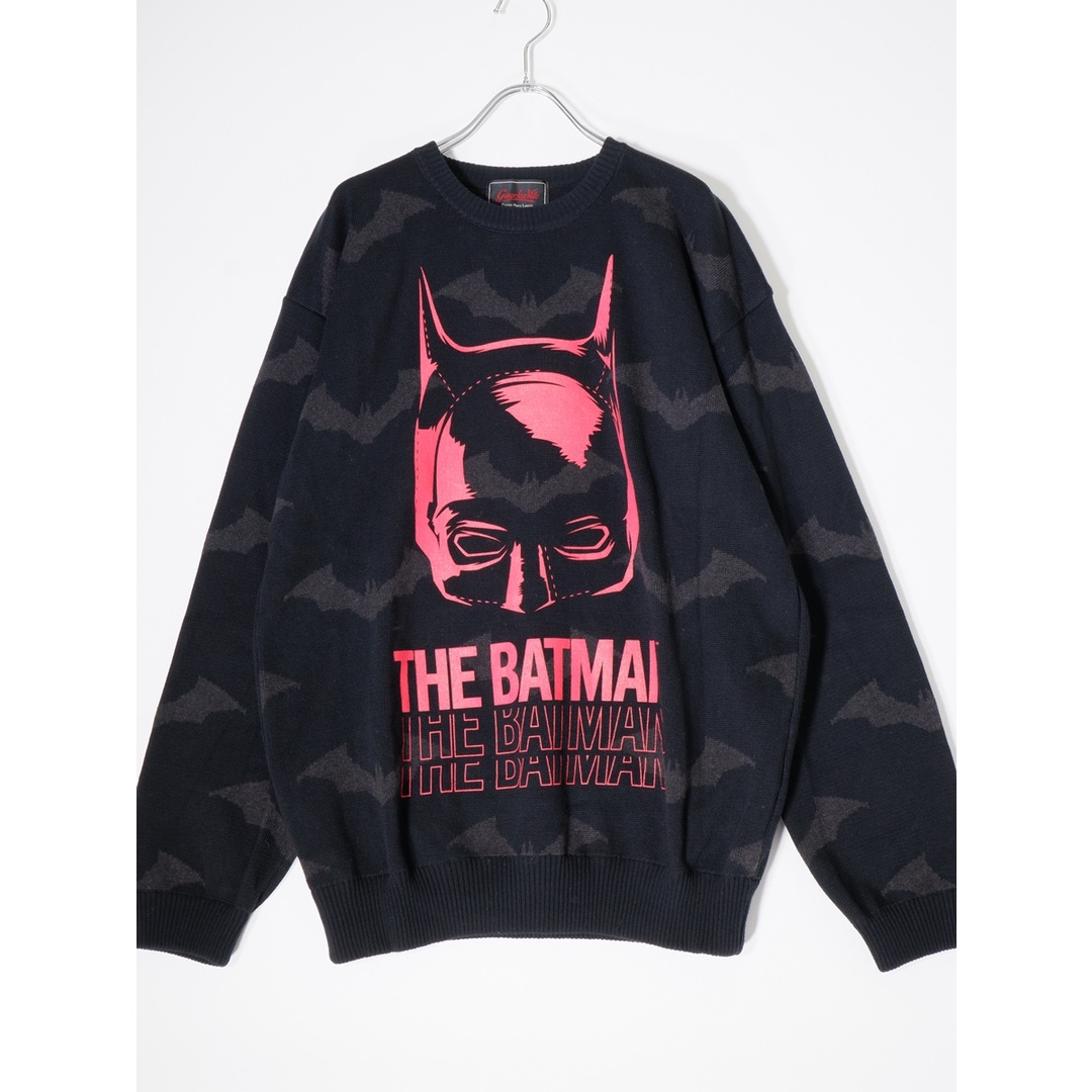 GANGSTERVILLEギャングスタービル 2022SS THE BATMAN SWEATERザ バットマン セーター コットンニット【L】【MKNA72982】ニット/セーター