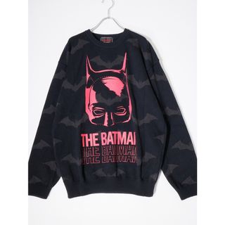 GANGSTERVILLEギャングスタービル 2022SS THE BATMAN SWEATERザ バットマン セーター コットンニット【L】【MKNA72982】(ニット/セーター)