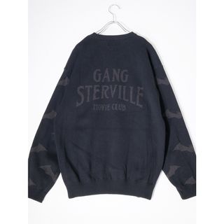 GANGSTERVILLEギャングスタービル 2022SS THE BATMAN SWEATERザ バットマン セーター コットンニット【L】【MKNA72982】ニット/セーター