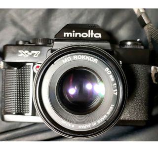 コニカミノルタ(KONICA MINOLTA)のminoltaＸｰ7 フィルムカメラ【当時品】(フィルムカメラ)