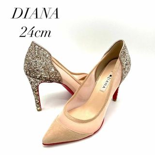 ダイアナ(DIANA)の✨️新品未使用✨️ ダイアナ 24cm スエード ベージュ(ハイヒール/パンプス)