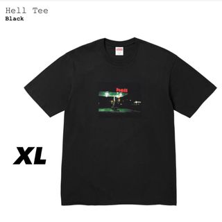 シュプリーム(Supreme)の【新品未使用:XLsize】supreme hell Tee BLACK(Tシャツ/カットソー(半袖/袖なし))