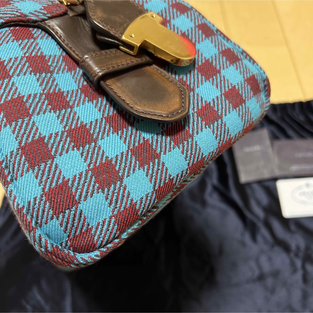 PRADA - PRADA ギンガムチェック ボーリングバッグの通販 by PRADA - PRADA ギンガムチェック ボーリングバッグの通販 by