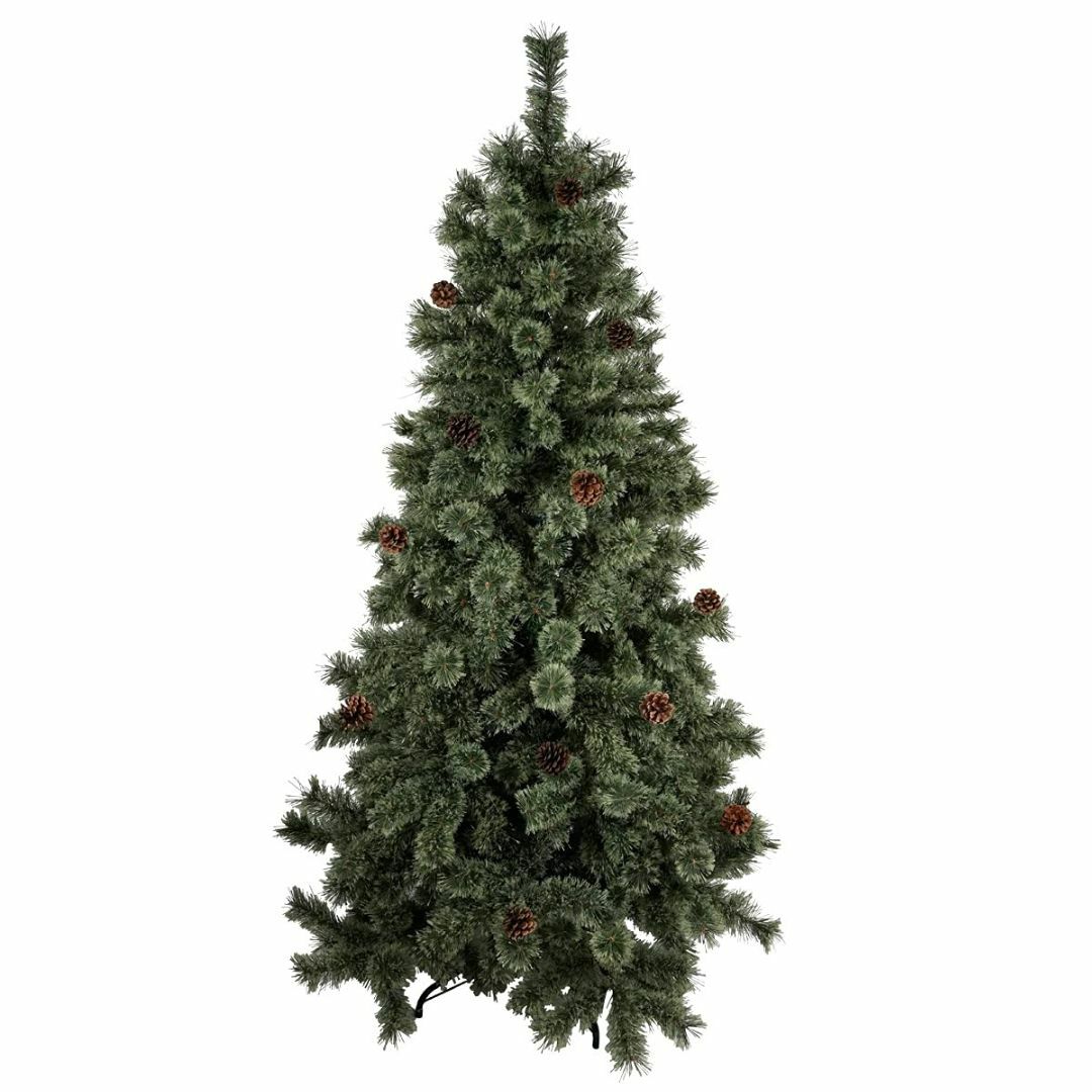 クリスマス屋 クリスマスツリー 210cm 松ぼっくり付き ドイツトウヒツリー