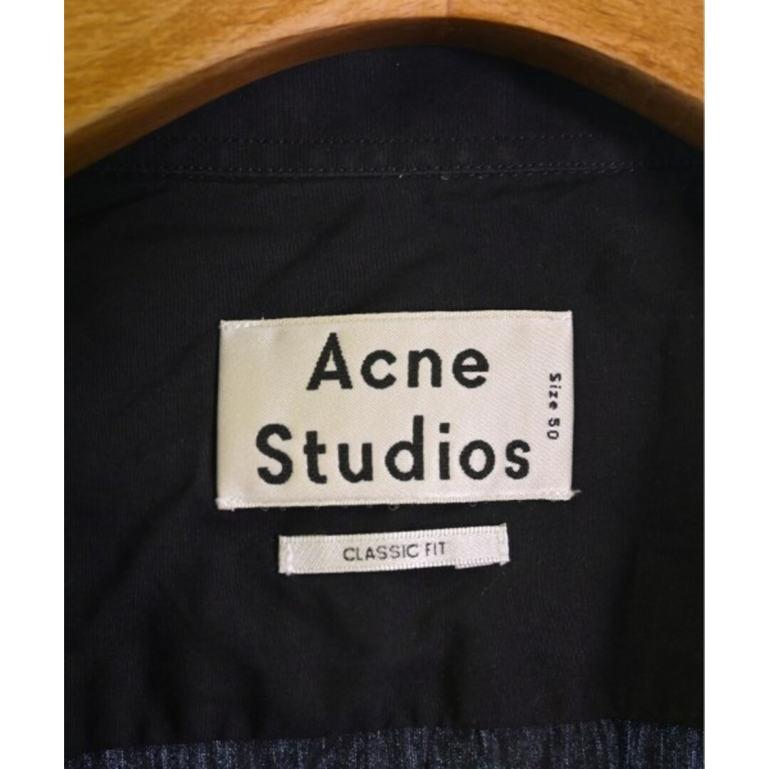 Acne Studios カジュアルシャツ 50(XL位) 黒 【古着】【中古】