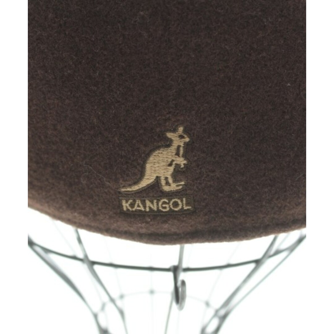 KANGOL(カンゴール)のKANGOL カンゴール ハンチング・ベレー帽 L 茶 【古着】【中古】 メンズの帽子(ハンチング/ベレー帽)の商品写真