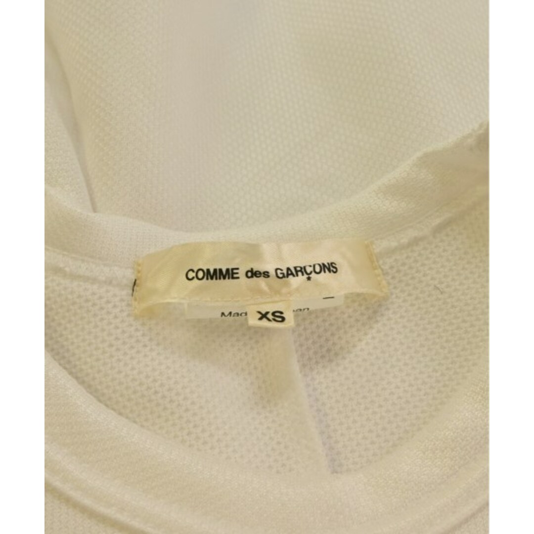 COMME des GARCONS(コムデギャルソン)のCOMME des GARCONS Tシャツ・カットソー S 白 【古着】【中古】 レディースのトップス(カットソー(半袖/袖なし))の商品写真