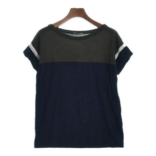 ジルサンダー(Jil Sander)のJIL SANDER ジルサンダー Tシャツ・カットソー S 紺xカーキx白 【古着】【中古】(カットソー(半袖/袖なし))