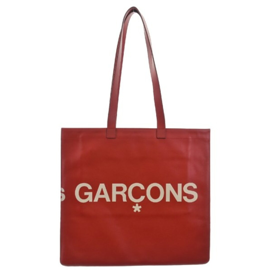 COMME des GARCONS(コムデギャルソン)のCOMME des GARCONS コムデギャルソン トートバッグ - 赤 【古着】【中古】 レディースのバッグ(トートバッグ)の商品写真