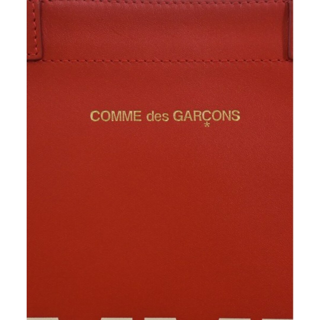 COMME des GARCONS(コムデギャルソン)のCOMME des GARCONS コムデギャルソン トートバッグ - 赤 【古着】【中古】 レディースのバッグ(トートバッグ)の商品写真