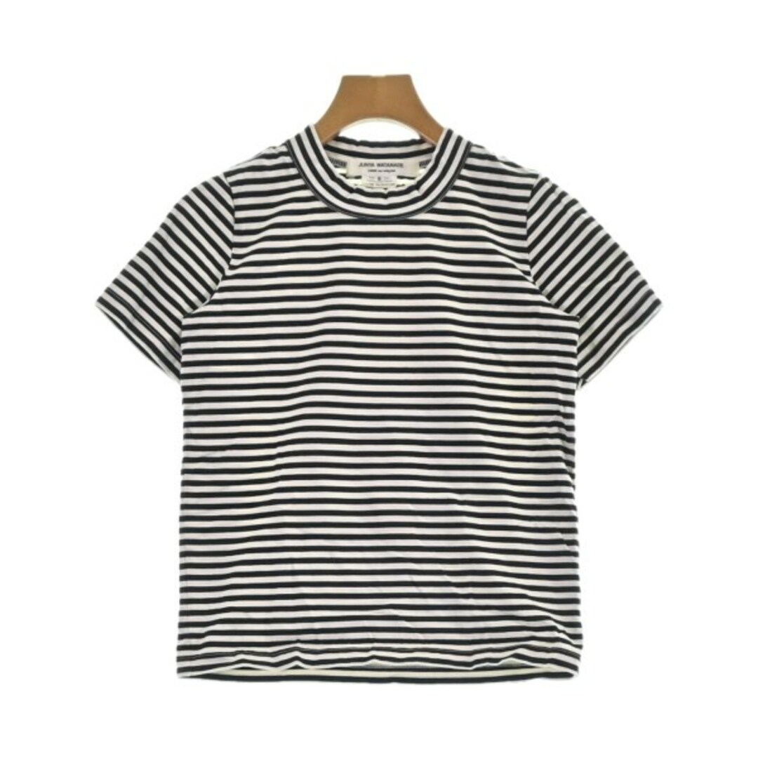 JUNYA WATANABE Tシャツ・カットソー S 白x黒(ボーダー)なし伸縮性