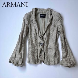 ジョルジオアルマーニ(Giorgio Armani)のGIORGIO ARMANI ジョルジオアルマーニ　テーラードジャケット　ドット(テーラードジャケット)