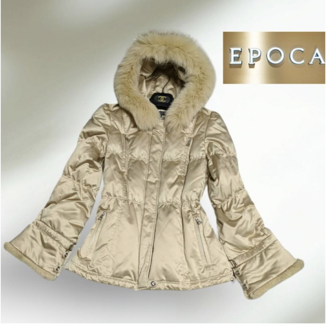 EPOCA(エポカ)のりー様専用　4WAYダウンコート フォックス ラビット　44T レディースのジャケット/アウター(ダウンジャケット)の商品写真