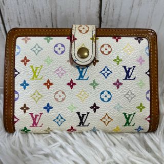 ヴィトン(LOUIS VUITTON) がま口 財布(レディース)(ホワイト/白色系