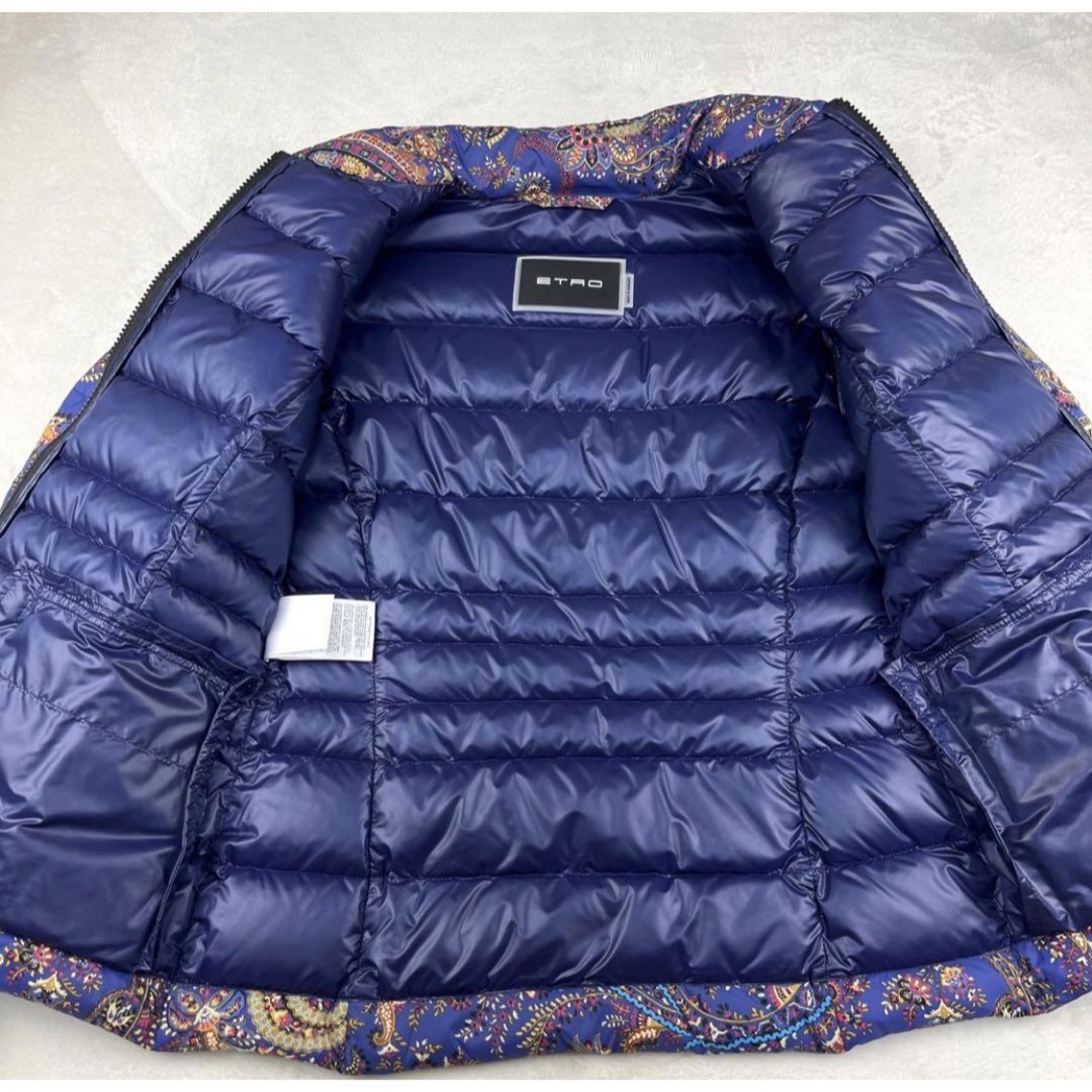 極美品 ETRO エトロ ペイズリー柄ダウンジャケット 国内正規品-