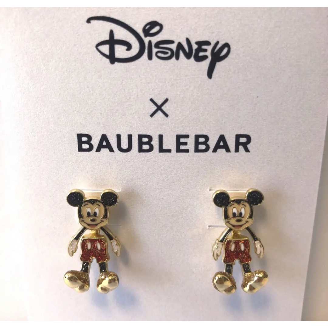 Disney(ディズニー)の日本未発売　DISNEY ×BAUBLEBAR ミッキー　ピアス　マルチカラー レディースのアクセサリー(ピアス)の商品写真