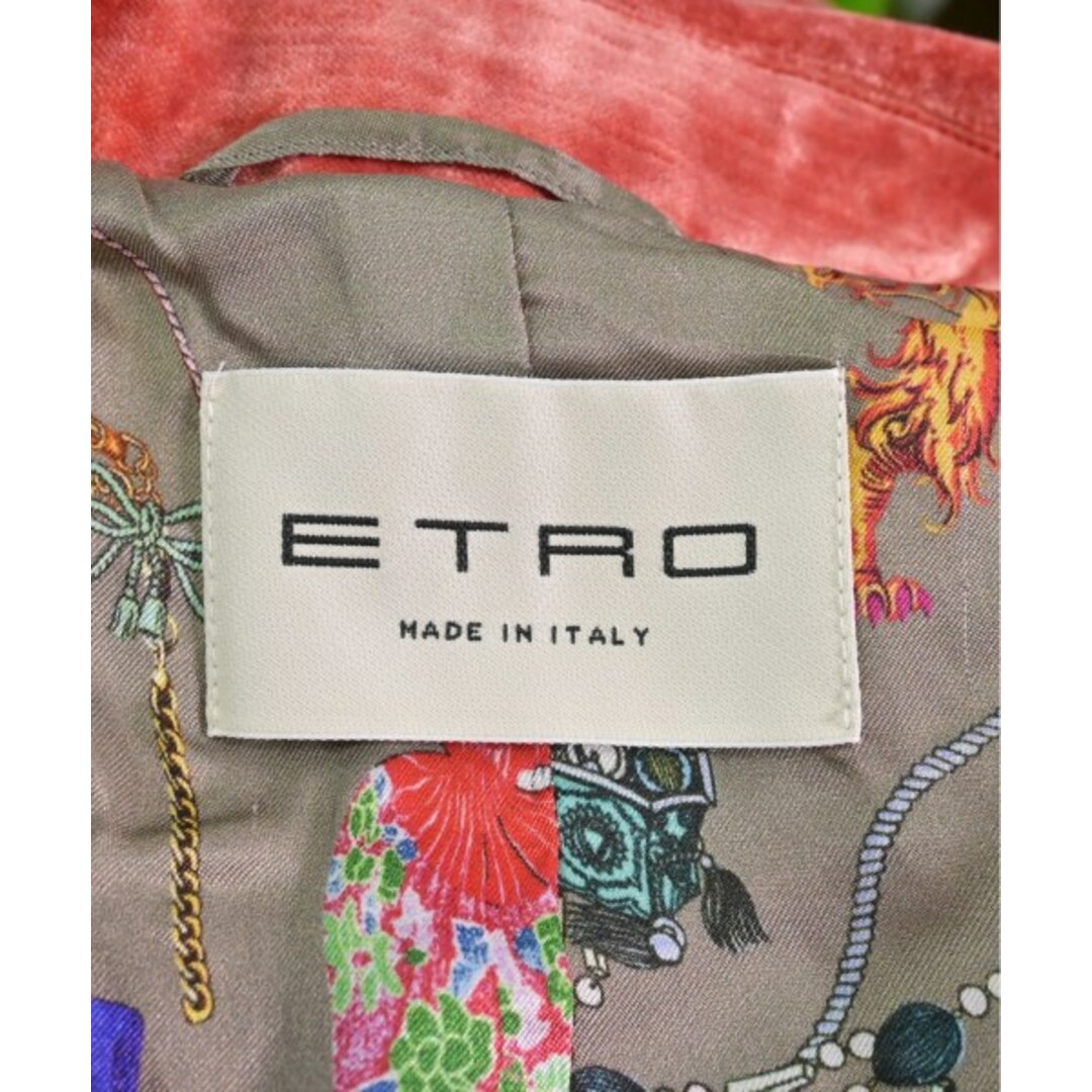 ETRO(エトロ)のETRO エトロ ピーコート 40(M位) オレンジ 【古着】【中古】 レディースのジャケット/アウター(ピーコート)の商品写真