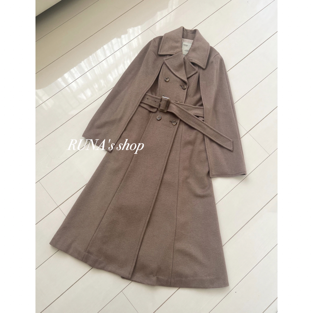 Her lip to(ハーリップトゥ)のHerlipto ★ Mademoiselle 2Way Long Coat レディースのジャケット/アウター(ロングコート)の商品写真