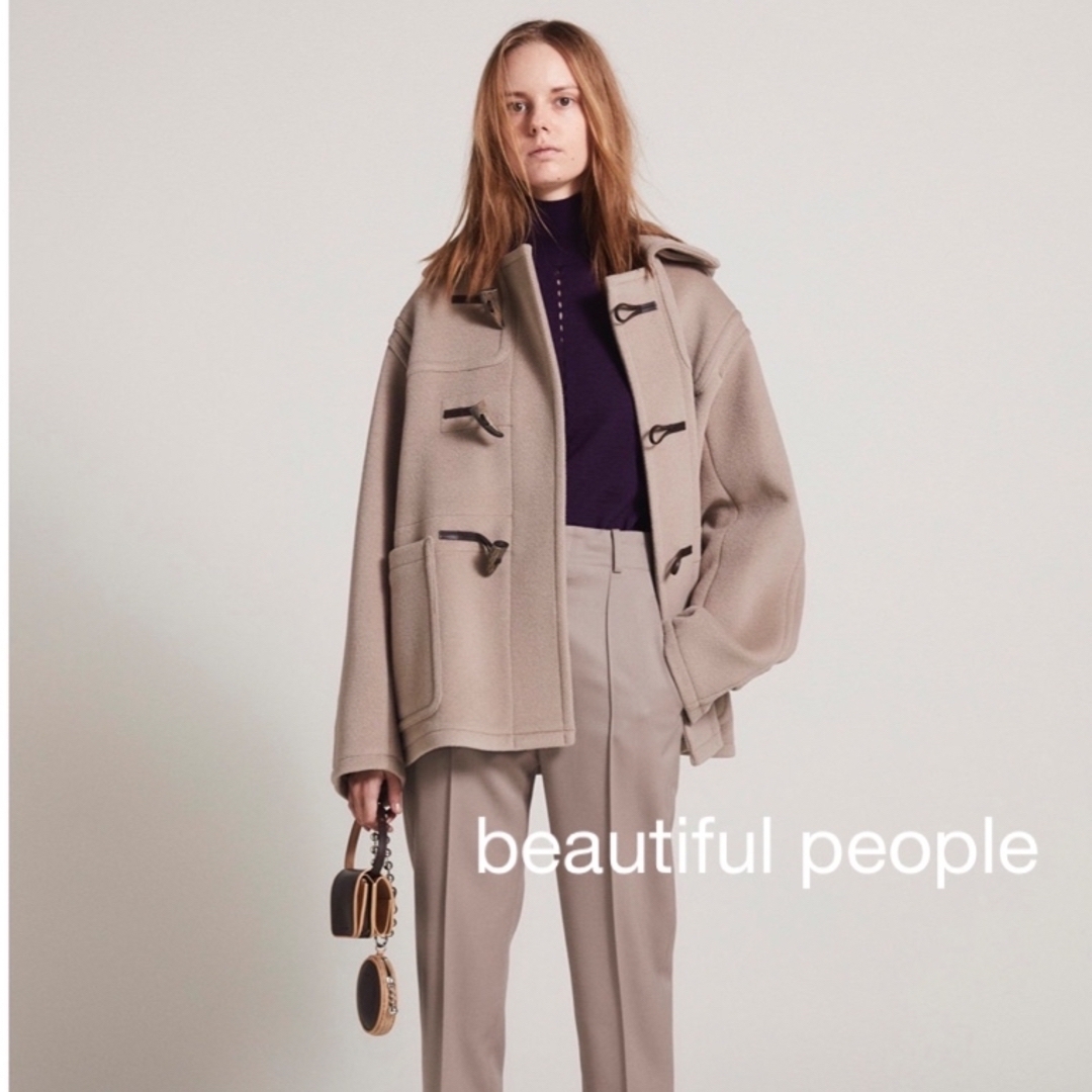 beautiful people - beautifulpeople パイルメルトンダッフルコート