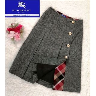 バーバリーブルーレーベル(BURBERRY BLUE LABEL)の【美品】BURBERRY BLUE LABEL　スカート(ひざ丈スカート)