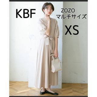 ケービーエフ(KBF)のKBF フレアボリュームカットワンピース ZOZOTOWN マルチサイズ　XS(ロングワンピース/マキシワンピース)