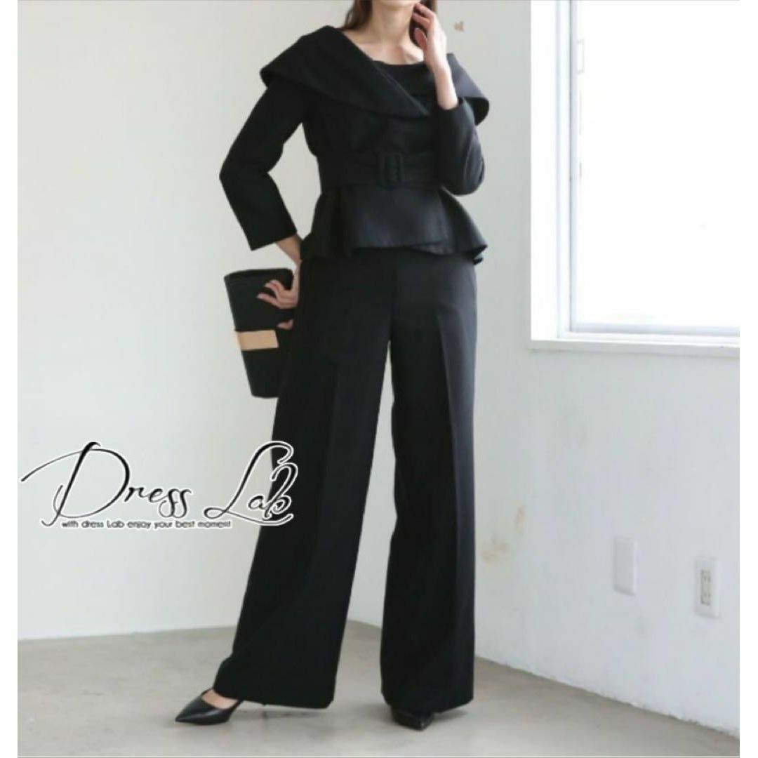 DRESS LAB - 新品☆Dress Lab ビックカラージャケットパンツ 3点セット
