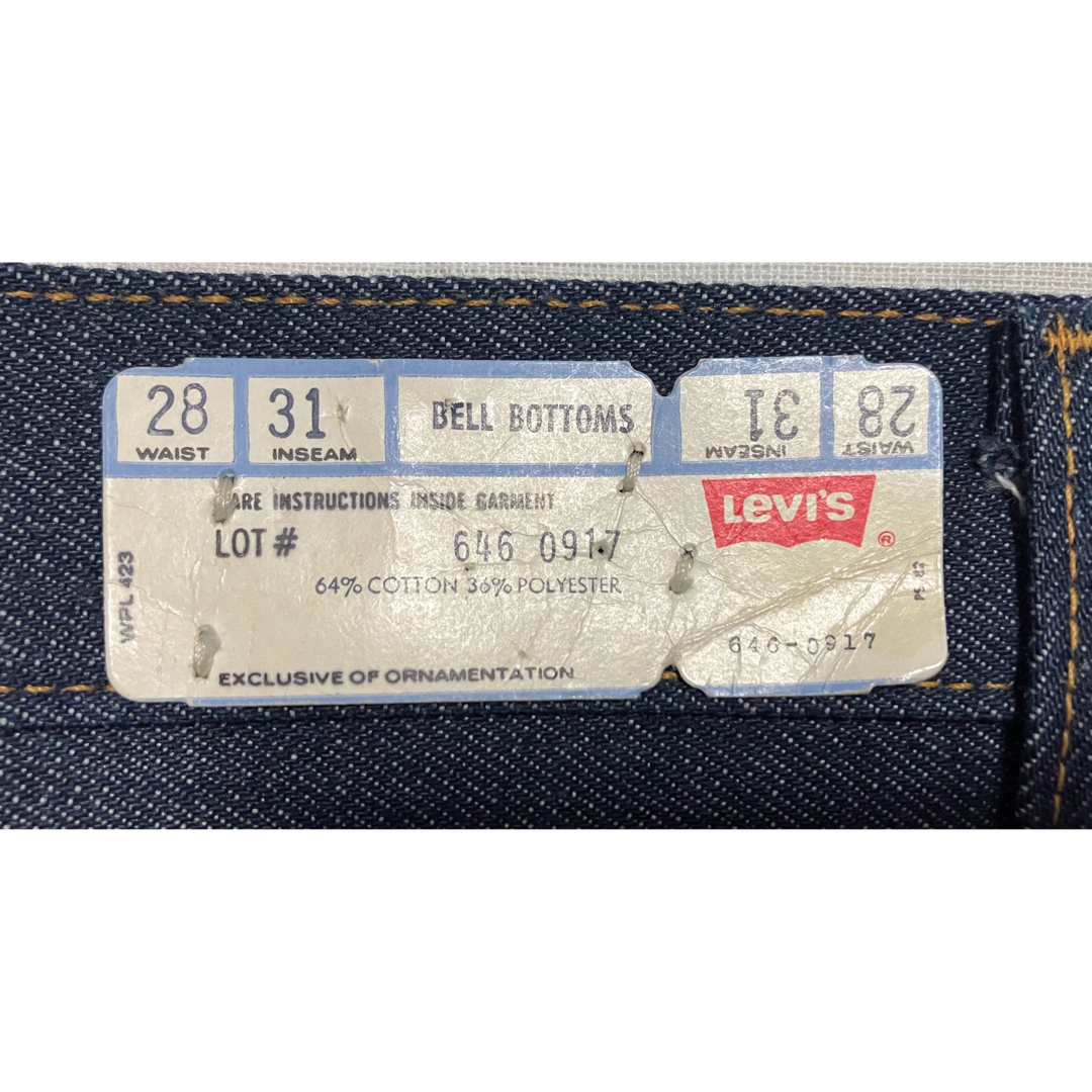 Levi's - vintage 70sリーバイス646 デッドストック Levi's - vintage 70sリーバイス646 デッドストック