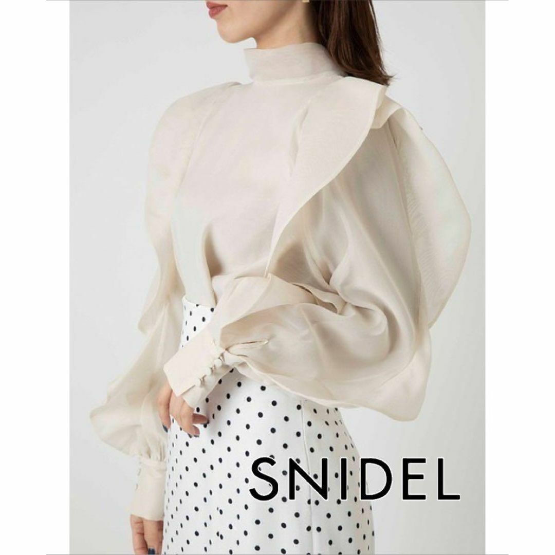 SNIDEL♡オーガンシースルーブラウス