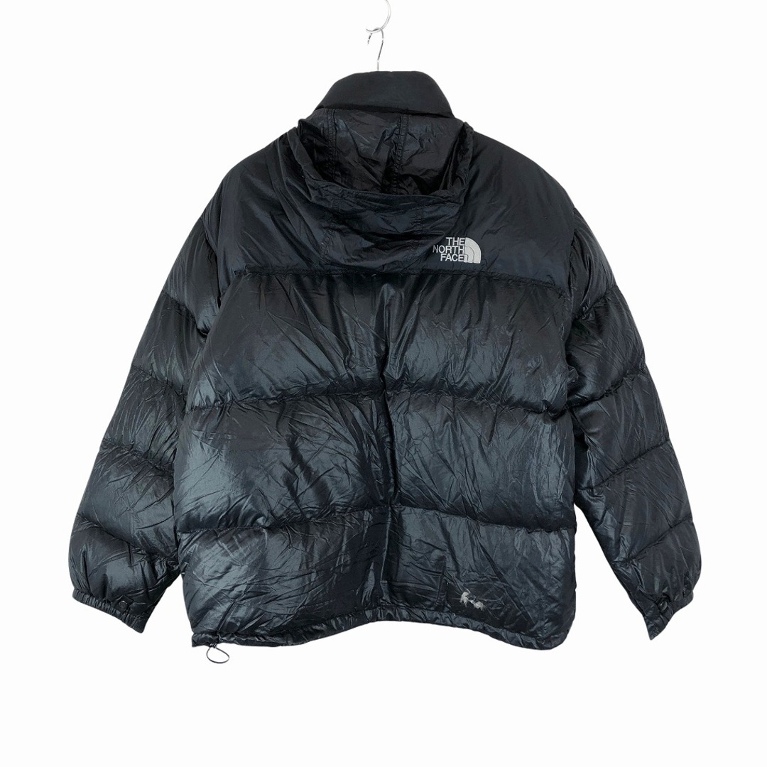 THE NORTH FACE(ザノースフェイス)のTHE NORTH FACE ノースフェイス 700フィルパワー ダウンジャケット アウトドア キャンプ アウター ブラック (メンズ XL) 中古 古着 O9765 メンズのジャケット/アウター(スタジャン)の商品写真