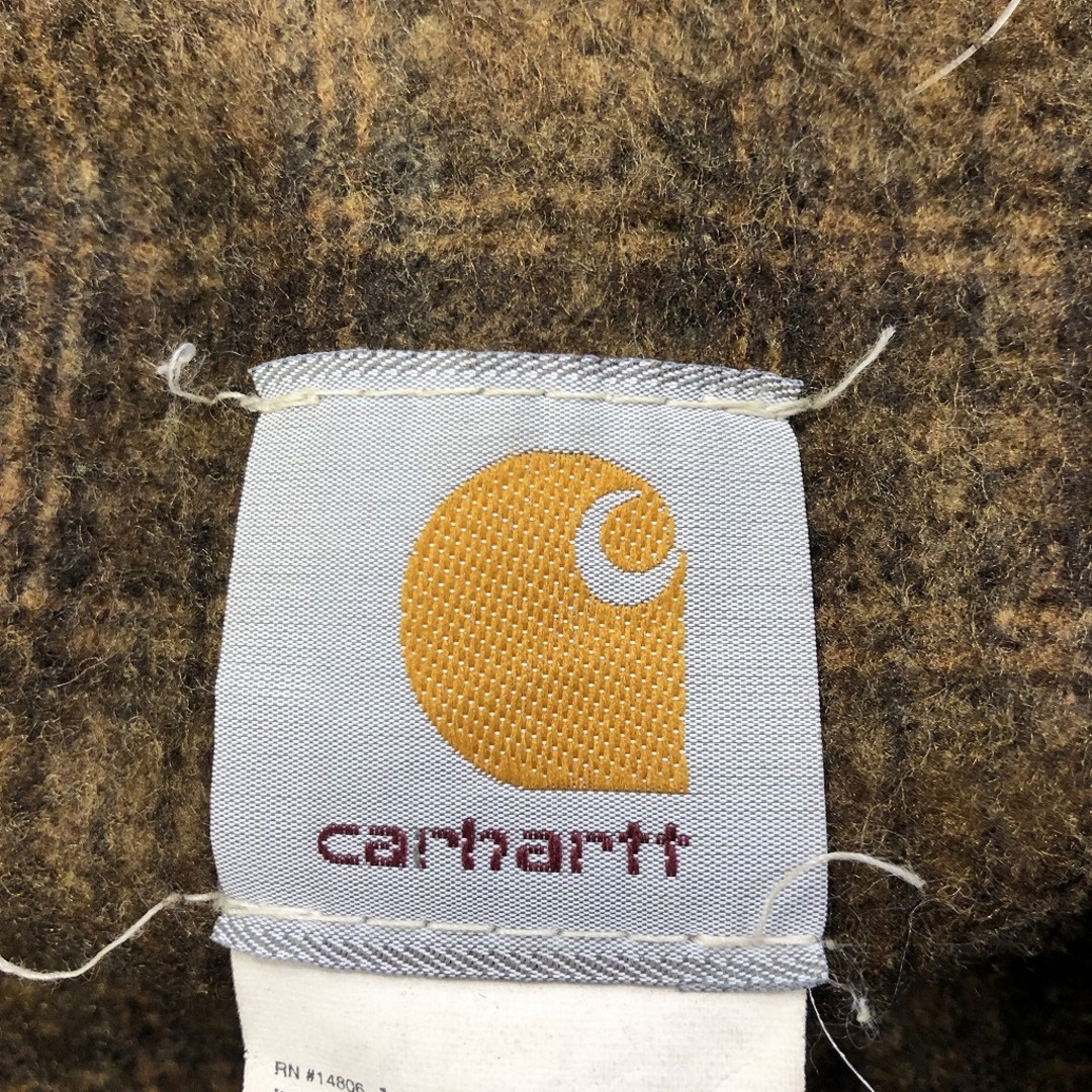 carhartt(カーハート)のCarhartt カーハート サンタフェジャケット ダック生地 ワークジャケット 防寒  ワーク ブラウン (メンズ L) 中古 古着 O9772 メンズのジャケット/アウター(その他)の商品写真