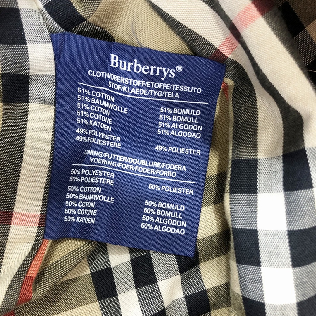 高評価！
 90年代 イングランド製 BURBERRY Burberrys - バーバリーズ コットン トレンチ風 中古・古着通販】Burberry コート ユーロ カジュアル コットン ベージュ (レディース バーバリーズ 6) Burberrys  イングランド製 古着 90年代 O9794 ジャケット/アウター 5