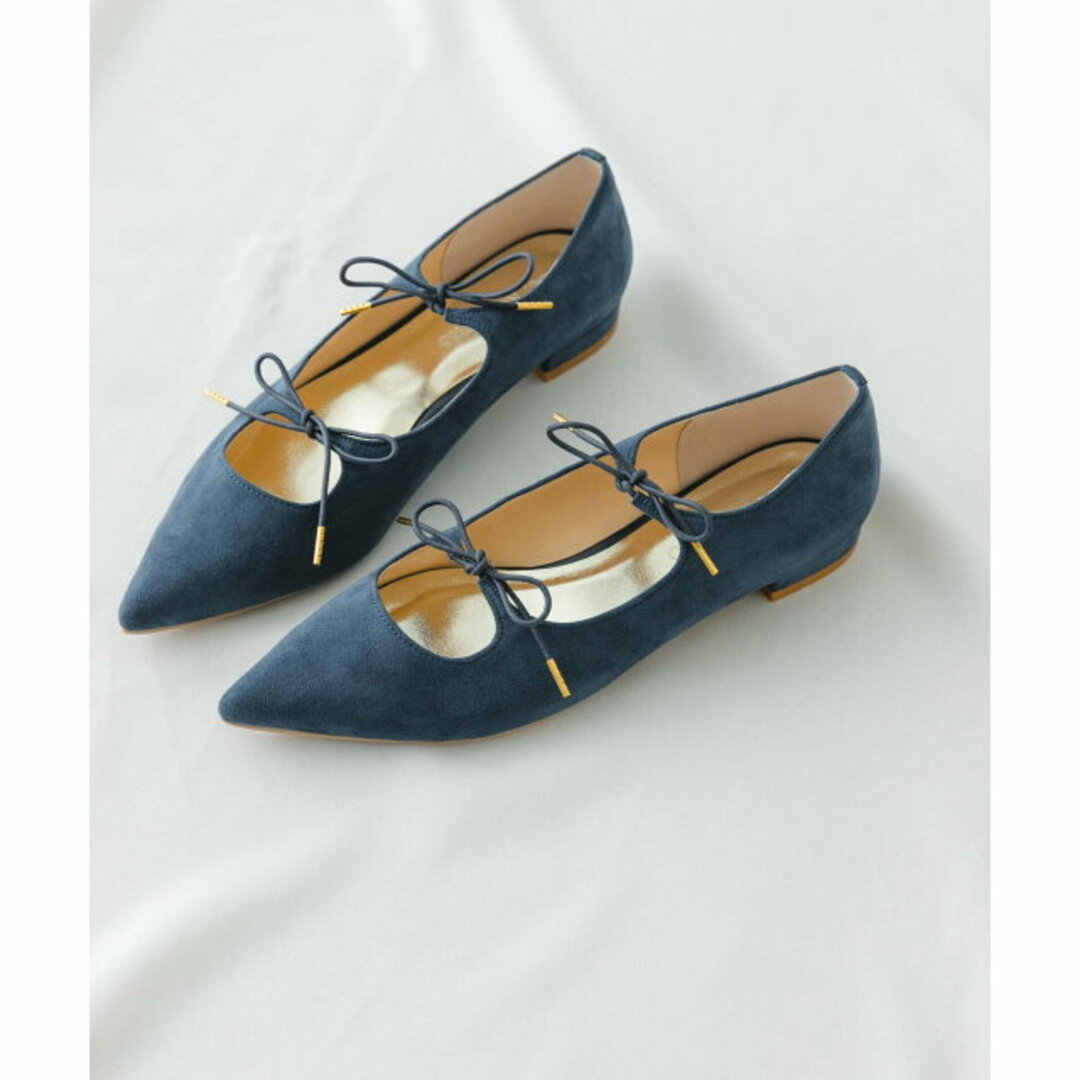 RODE SKO(ロデスコ)の【BLUE】【38】『MADE IN JAPAN』プチダブルリボンパンプス レディースの靴/シューズ(ハイヒール/パンプス)の商品写真