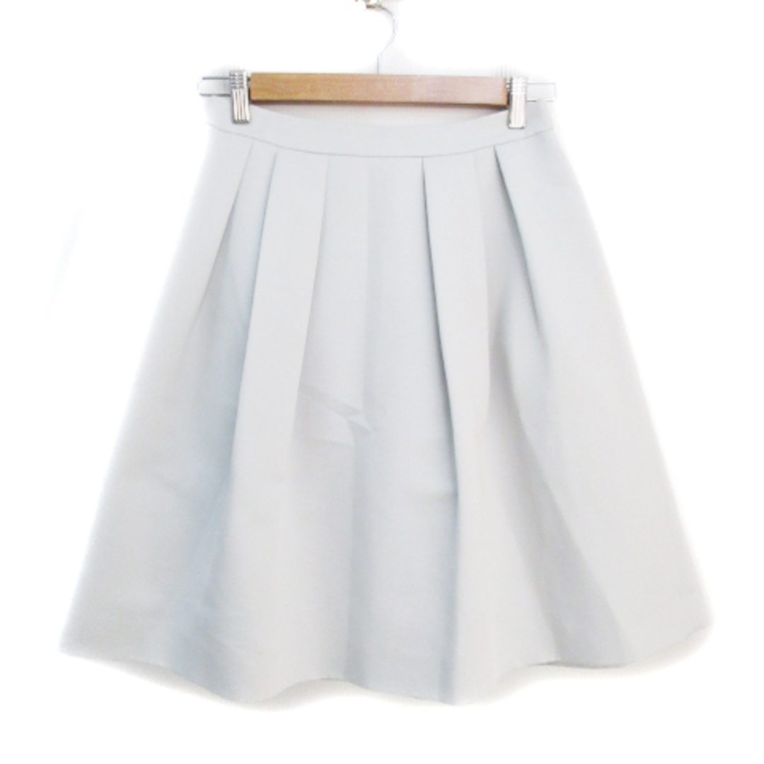 Harrods(ハロッズ)のハロッズ Harrods フレアスカート ひざ丈 ボーダー柄 2 グレー レディースのスカート(ひざ丈スカート)の商品写真