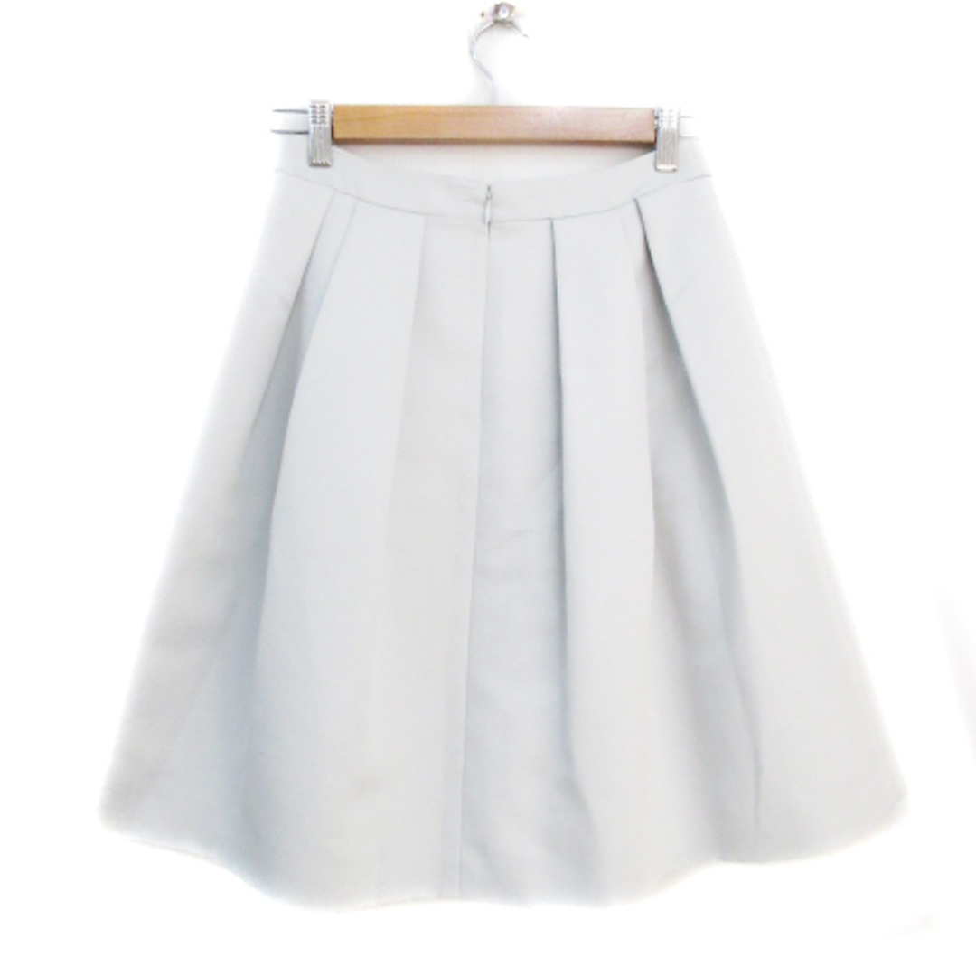 Harrods(ハロッズ)のハロッズ Harrods フレアスカート ひざ丈 ボーダー柄 2 グレー レディースのスカート(ひざ丈スカート)の商品写真