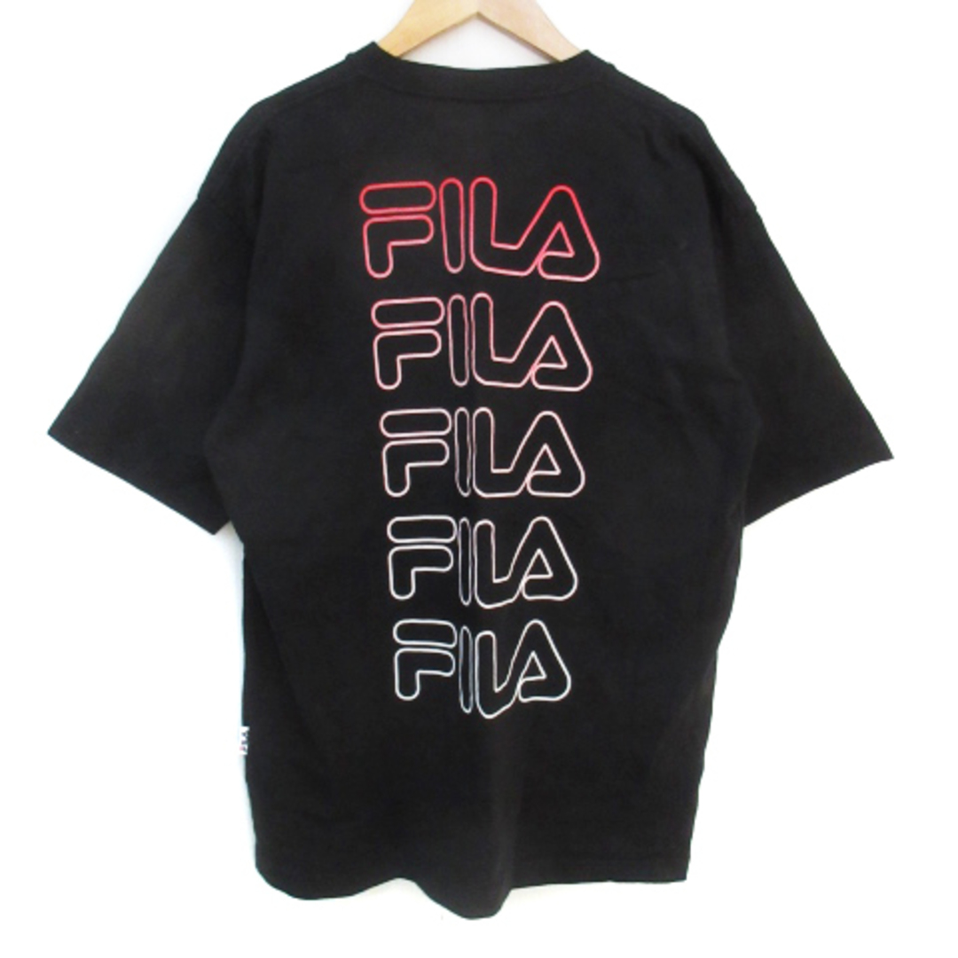 FILA - フィラ Tシャツ カットソー 半袖 クルーネック ロゴプリント L