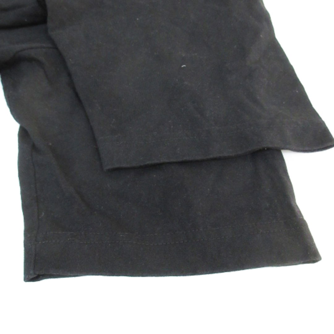FILA(フィラ)のフィラ Tシャツ カットソー 半袖 クルーネック ロゴプリント L 黒 ブラック メンズのトップス(Tシャツ/カットソー(半袖/袖なし))の商品写真