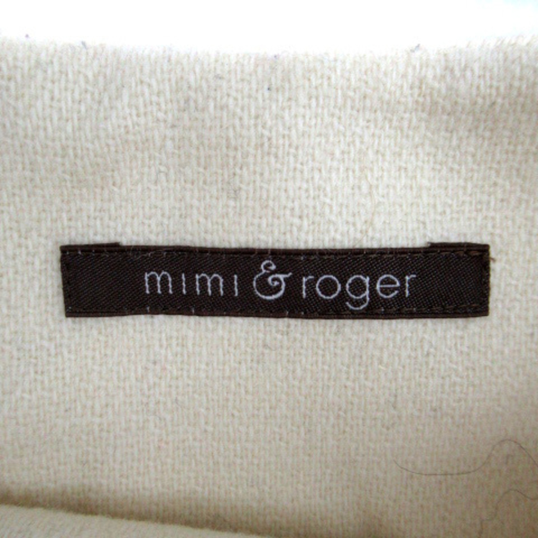 mimi&roger(ミミアンドロジャー)のミミ&ロジャー mimi&roger フレアスカート ウール 40 アイボリー レディースのスカート(ひざ丈スカート)の商品写真