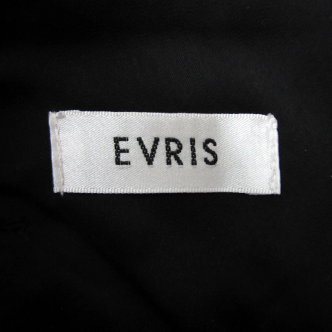 EVRIS(エヴリス)のエヴリス EVRIS ワイドパンツ ロング丈 無地 S 黒 ブラック レディースのパンツ(その他)の商品写真
