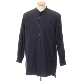 コモリ(COMOLI)の【中古】コモリ COMOLI コットン バンドカラー カジュアルシャツ ダークネイビー【サイズ1】【メンズ】(シャツ)