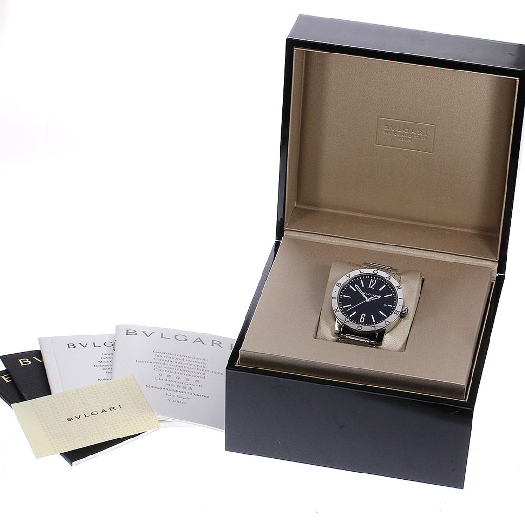BVLGARI(ブルガリ)のブルガリ BVLGARI BB41S ブルガリブルガリ デイト 自動巻き メンズ 良品 内箱・保証書付き_780100 メンズの時計(腕時計(アナログ))の商品写真