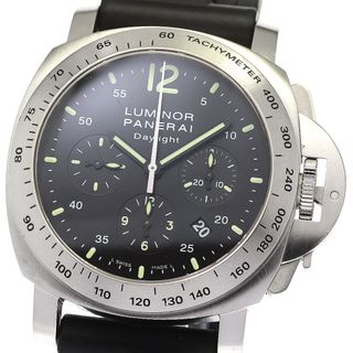 パネライ(PANERAI)のパネライ PANERAI PAM00196 ルミノール デイライト クロノグラフ 自動巻き メンズ _776832(腕時計(アナログ))