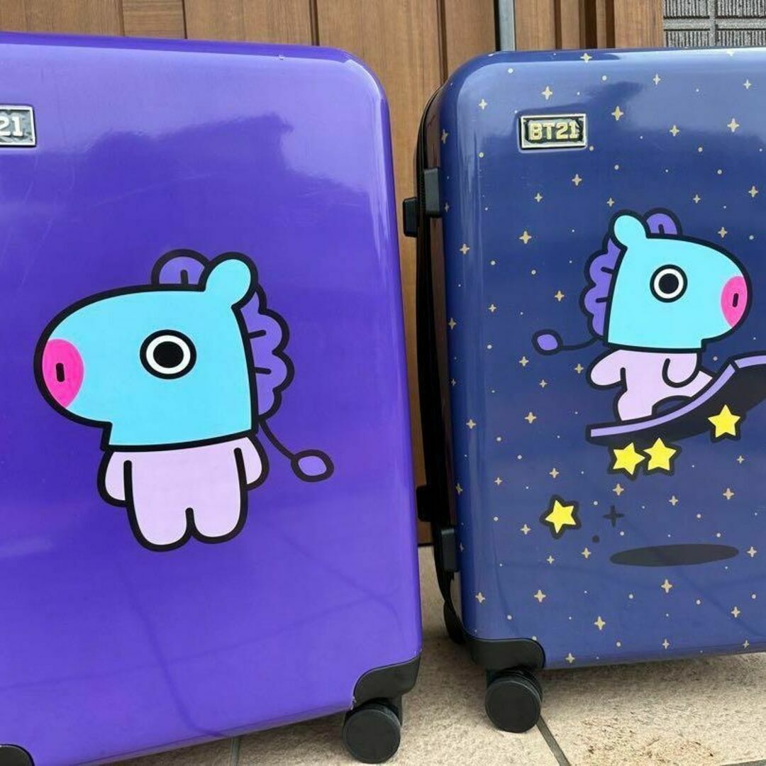 新品未使用 bt21 スーツケース キャリーケース SHOOKY 24インチ