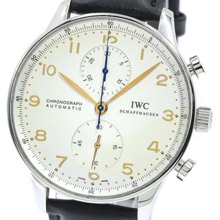 IWC SCHAFFHAUSEN IW371604 ポルトギーゼ クロノグラフ 自動巻き メンズ 良品 _775638