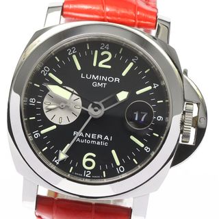 パネライ(PANERAI)のパネライ PANERAI PAM00088 ルミノール GMT デイト スモールセコンド 自動巻き メンズ 箱・保証書付き_776662(腕時計(アナログ))