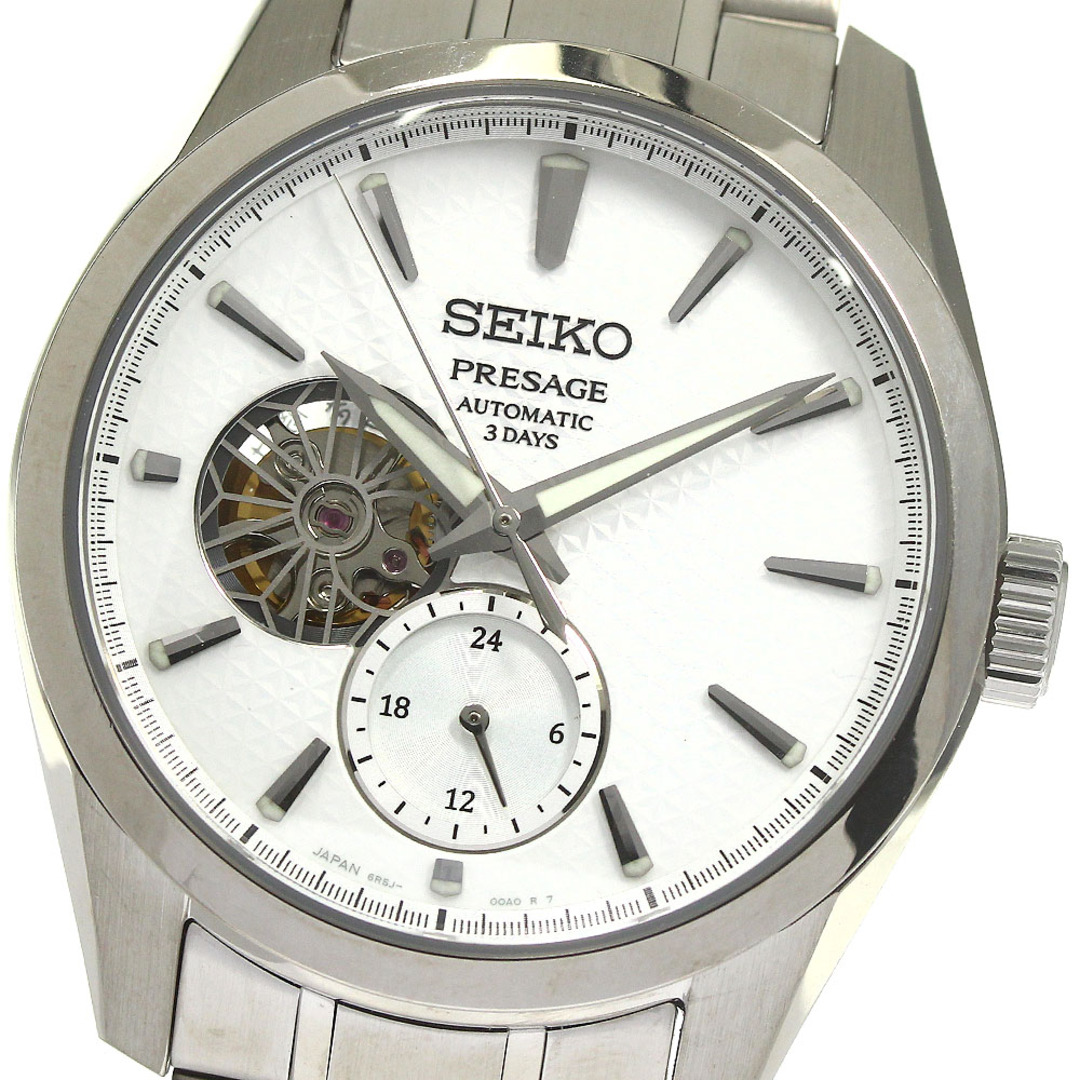 セイコー SEIKO SARJ001 プレザージュ シャープエッジシリーズ 3DAYS 自動巻き メンズ 美品 _779179